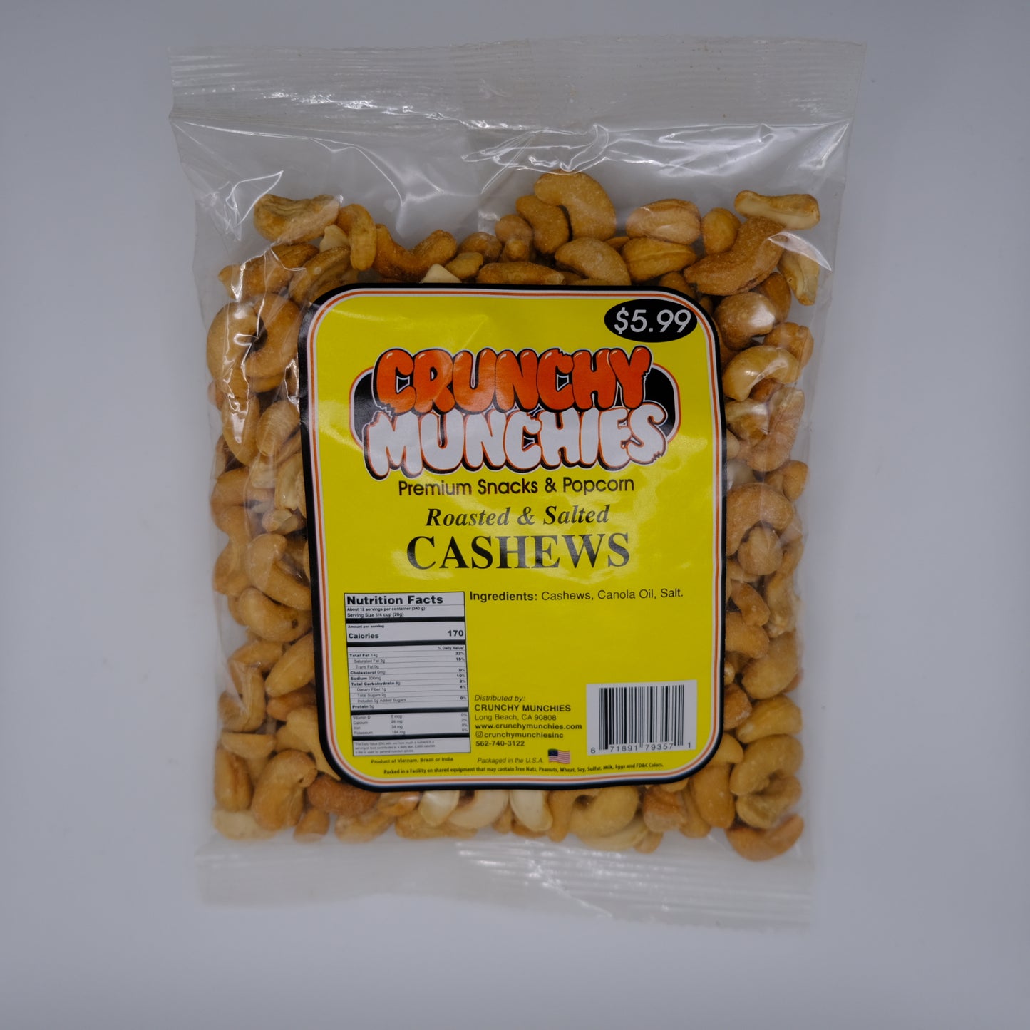 Cashews Roasted & Salted