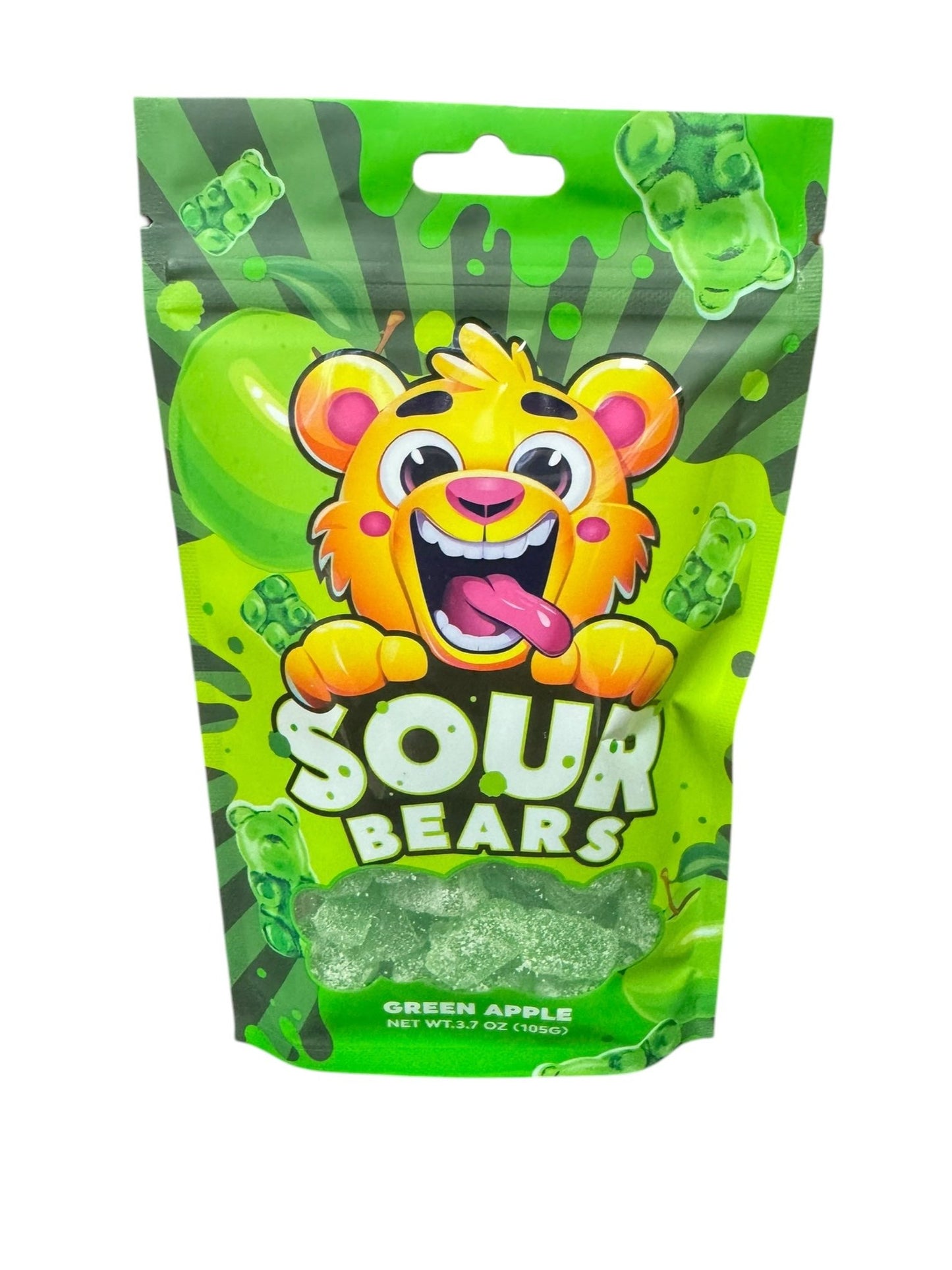 Sour Bears - Green Apple Flavor